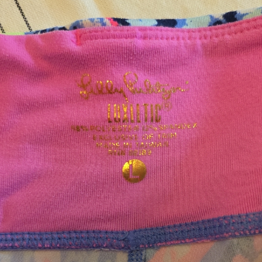 Lilly Pulitzer Multicolor Tropical Print Capris - Picture 2 of 4